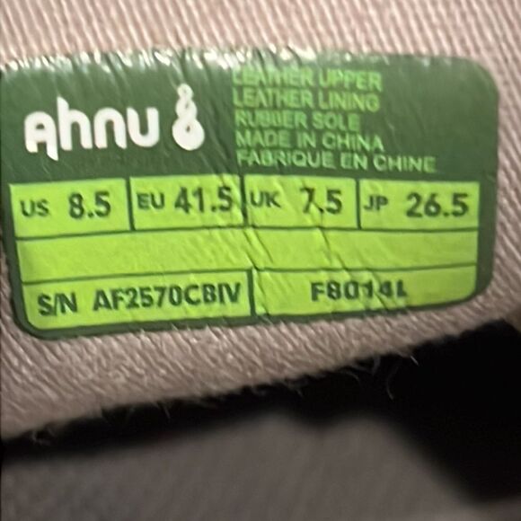 AHNU Mens Leather Slip On Loafers Tennis Shoes
Sz US 8.5 Blue Green - Picture 4 of 9